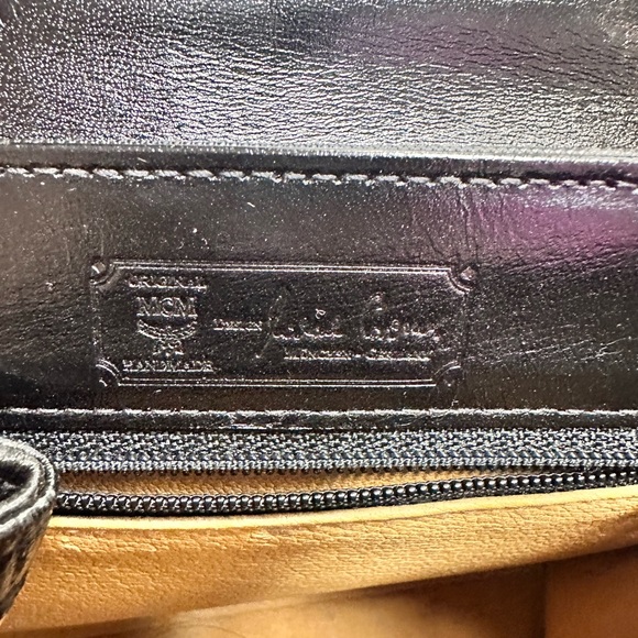 MCM Black Monogram Handbag - Picture 5 of 7